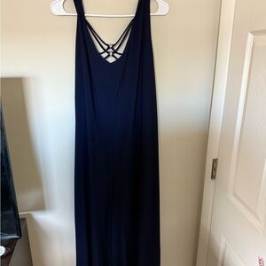 Sami & Jo Deep Blue Backless Dress